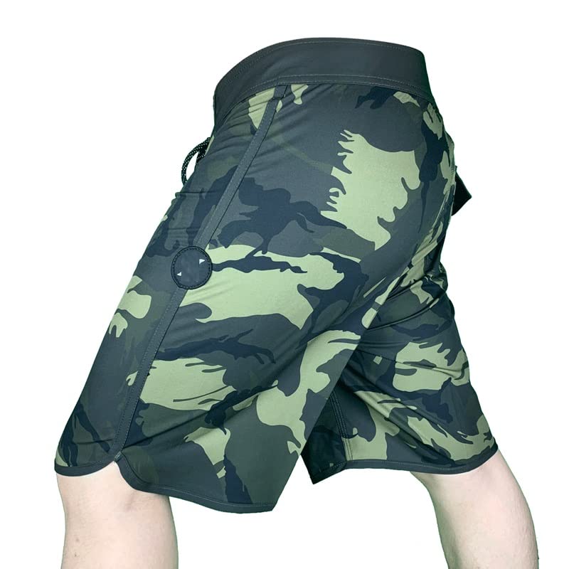 Short de surf camo à séchage rapide pour activités nautiques d'été - 2