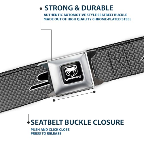 Image of Buckle-Down Seatbelt Belt - Dodge Viper REPEAT w /Text