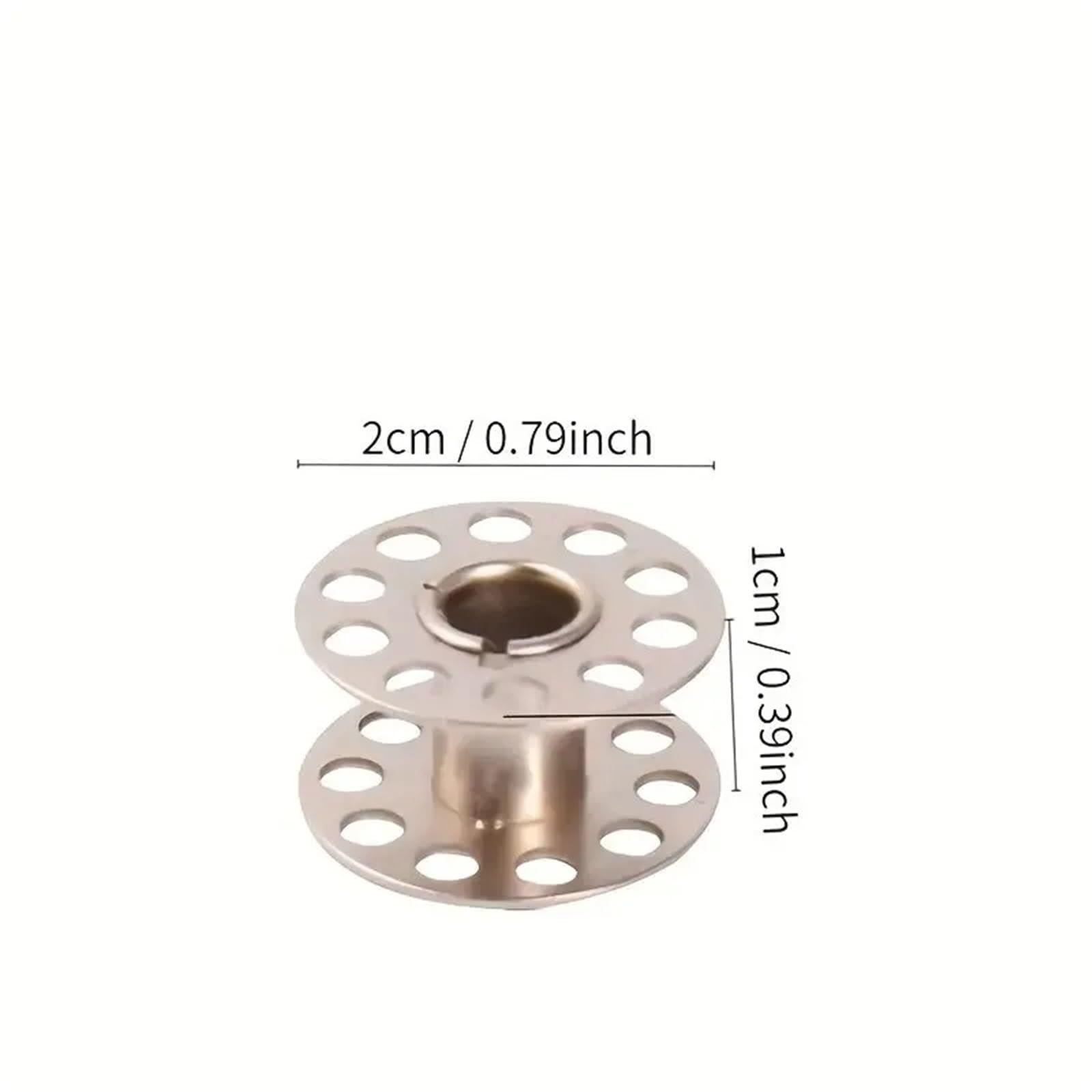 bobinas de maquina de coser 10/20/40 carretes for máquina de coser, metal for máquinas domésticas, bobinas, accesorios bordado for(40pcs)