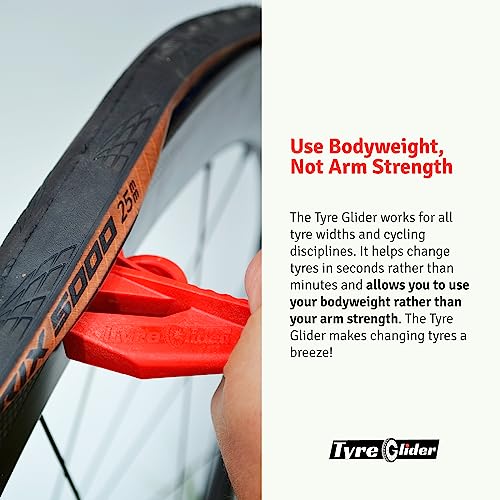 Tyre Glider - The Original Bicycle Tyre Lever, red, PEQUEÑO - Image 3