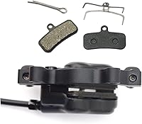 Vista 6 de Zoom 4-Piston MTB Freno De Disco Hidráulico Set/w 6.299 in Rotores De Disco Flotante Enrutamiento Interno