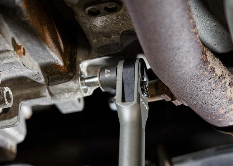 Miniatura 5 de Adecuado para Milwaukee 49-16-1640 Box Ratchet Socket SAE Set - 8 PC, negro