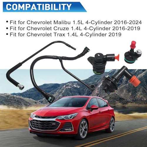 5pcs PCV Valve & Tube Repair Kit Fits for Chevrolet Cruze Trax 1.4L, Malibu 1.5L (2016-2024) | Replaces OE 12685407 12637666 12673862 12665644 12640659 by CHENHO - Used condition - Image 2