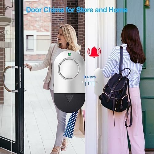 Image of 1pcs 125DB Door Sensor Home Alarm Security System Burglar Safety Wireless System Office Cabinet Security Anti Theft Door Opening Alarm Sensor Smart Gadget Door and Window Devices Pool Cabinet