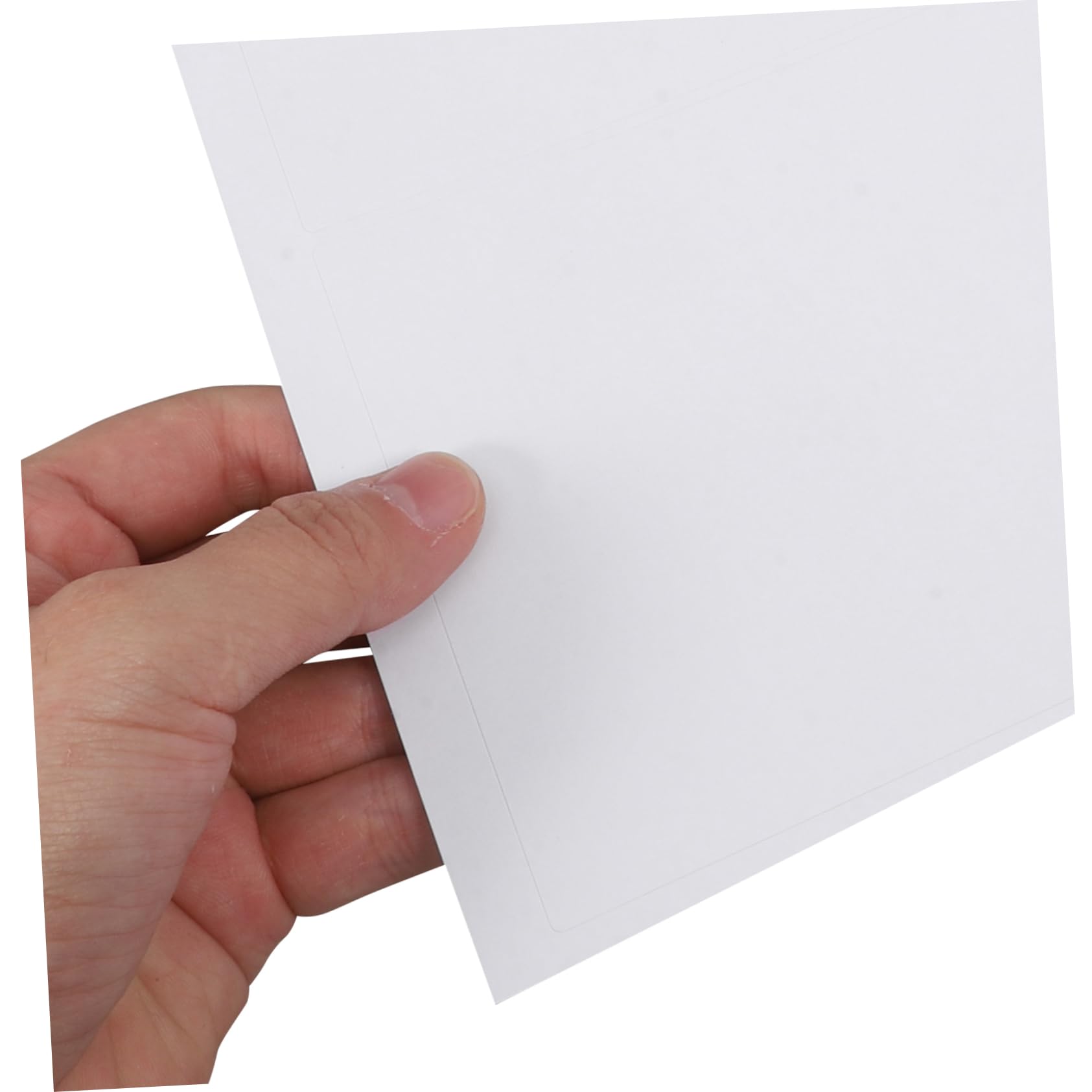 100arkusze Samoprzylepne Papier Etykiety Arkuszy Matowej Folii Do Drukarki Łatwe Cięciu Wytrzymałe Etykiety Do Personalizacji Projektów Diy i Wysyłki