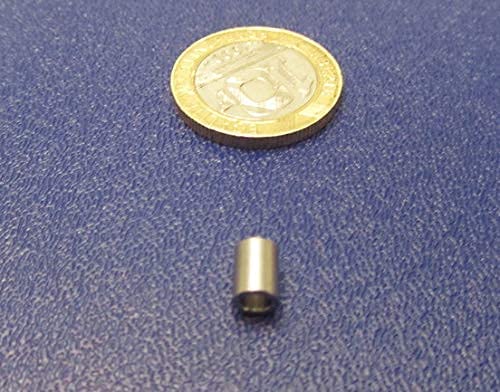 18-8 Stainless Steel Spacer Unthreaded No 4 Screw Size x .187" OD x .115" ID x .250" Length 10 Pcs