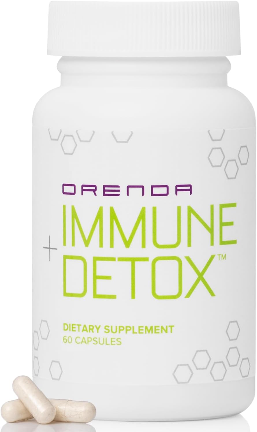 - Orenda Immune + Detox - Specialized Formula with Calcium d-Glucarate, Beta 1,3 Glucans & IMMUSE® for Wellness and Balance - 60 Capsules