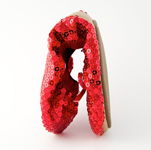 Sequin Sparkle Foldable Portable Shoes - Comfortable Women Ballet Flats That foldup and fit in Bag3