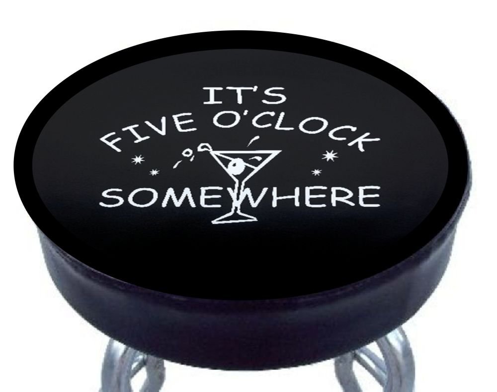 Custom Grafix Island Print #17 15"x 4" Backless Bar Stool Cover …