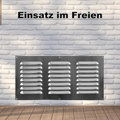 Grille d'aeration metallique 600x300mm finition durable - 8