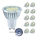 Elinkume 10X GU10 Ampoule LED 5W Ampoule Lampe 16 SMD 5630 LED Bulb Blanc Froid 6000K Haute illumination 510LM Lampe LED AC 85-265V