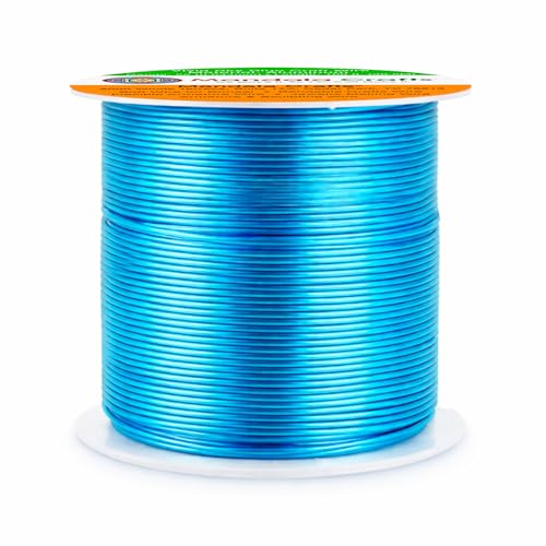 Image of Mandala Crafts 22 Gauge Vivid Sky Blue Anodized Aluminum Craft Wire, 100 FT | Colored, Flexible, Bendable, for Bonsai, Armature, Sculpting, Wire Wrapping, Jewelry Making, Weather & Tarnish Resistant