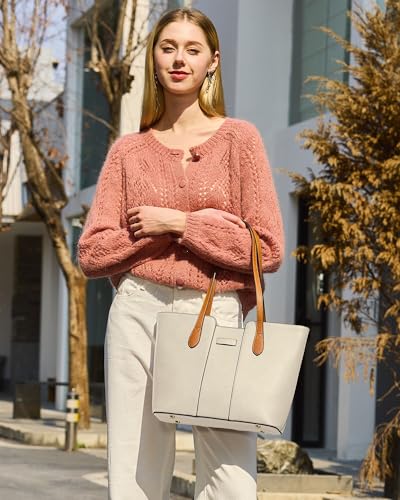 Image of ToLFE Tote Bags for Women Purses and Handbags Top Handle Satchel PU Leather Shoulder Hobo Bags | Top Handle