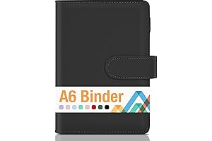 Sooez A6 Agenda Binder: The Ultimate Financial Planning Tool