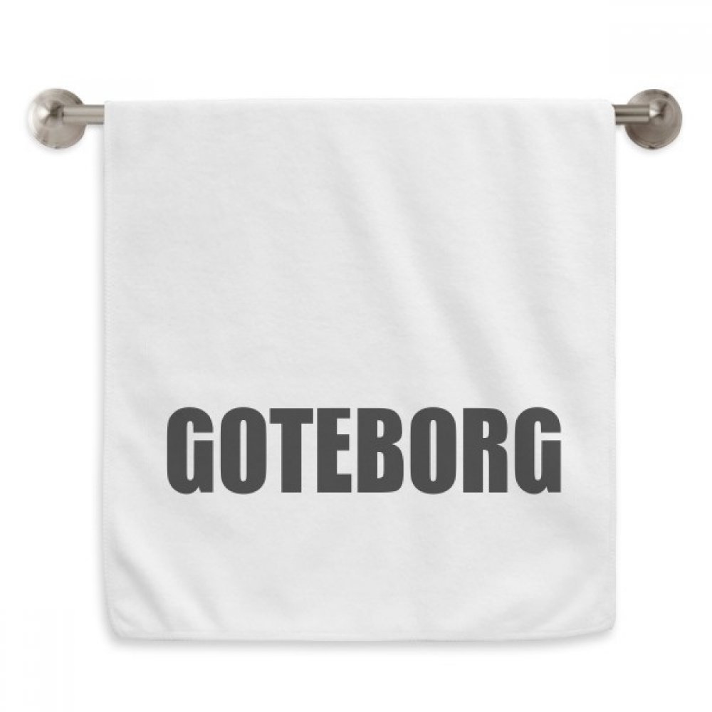 Serviette débarbouillette Goteborg blanc pour rituel beauté et sport