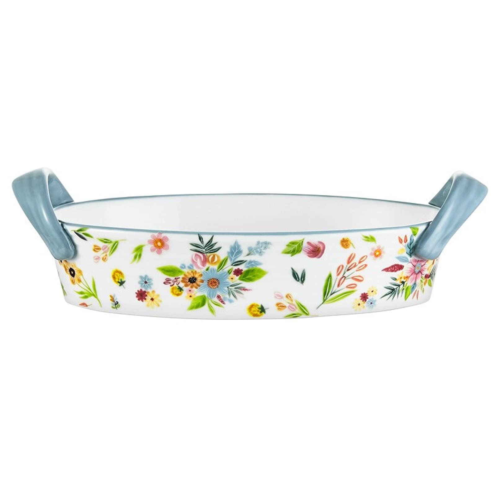 Obuuszne naczynie do pieczenia, duże naczynie do pieczenia 10,5 cala glazura Ceramiczne naczynia do pieczenia Naczynia Naczynia do pieczenia/piekarz, owalna forma do pieczenia z podwójnym uchwytem do