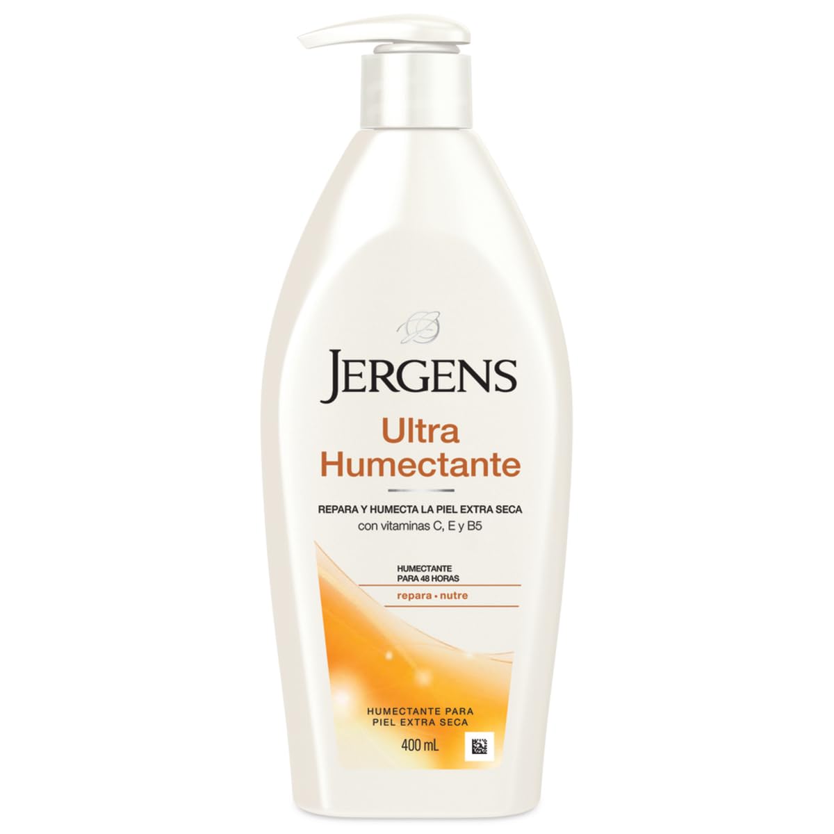 Imagen del producto: Jergens Crema Ultra Humectante, 400 mL Crema Corporal,para Absorción en Piel Extra Seca, con mezcla Hydralucence, Vitaminas C, E y B5