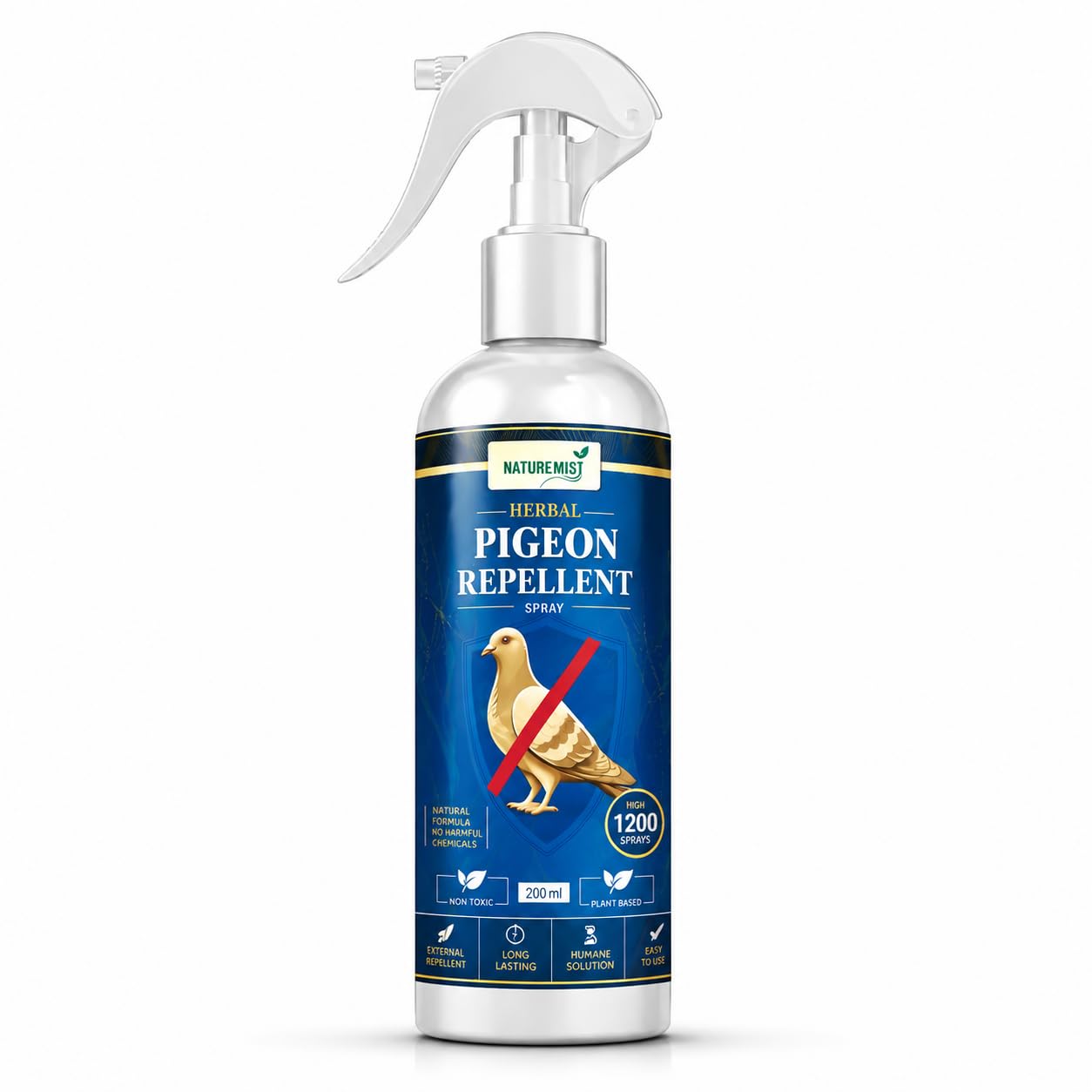 Pigeon Repellent Spray for Balcony | Anti Pigeon Spray for Home | Bird Repellent for Balcony & Windows | Effective Pigeon Control Solution | Anti Bird Spray for Outdoor Indoor Use (200ML)-image-7