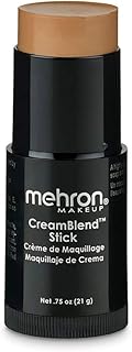 Mehron Makeup CreamBlend Stick | Face Paint, Body Paint, & Foundation Cream Makeup | Body Paint Stick Perfect for Halloween .75 oz (21 g) (Medium 4)
