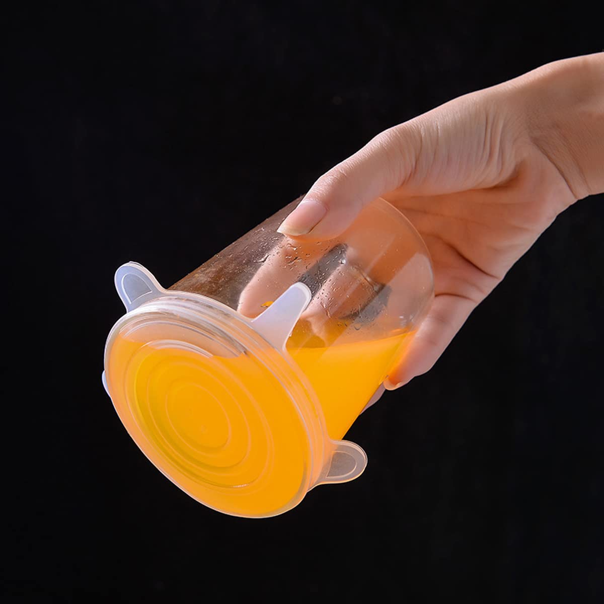 Couvercle En Silicone Réutilisable Pour Bols - Diamètre ~16 Cm, étanche, Passe Au Lave-vaisselle Et Micro-ondes