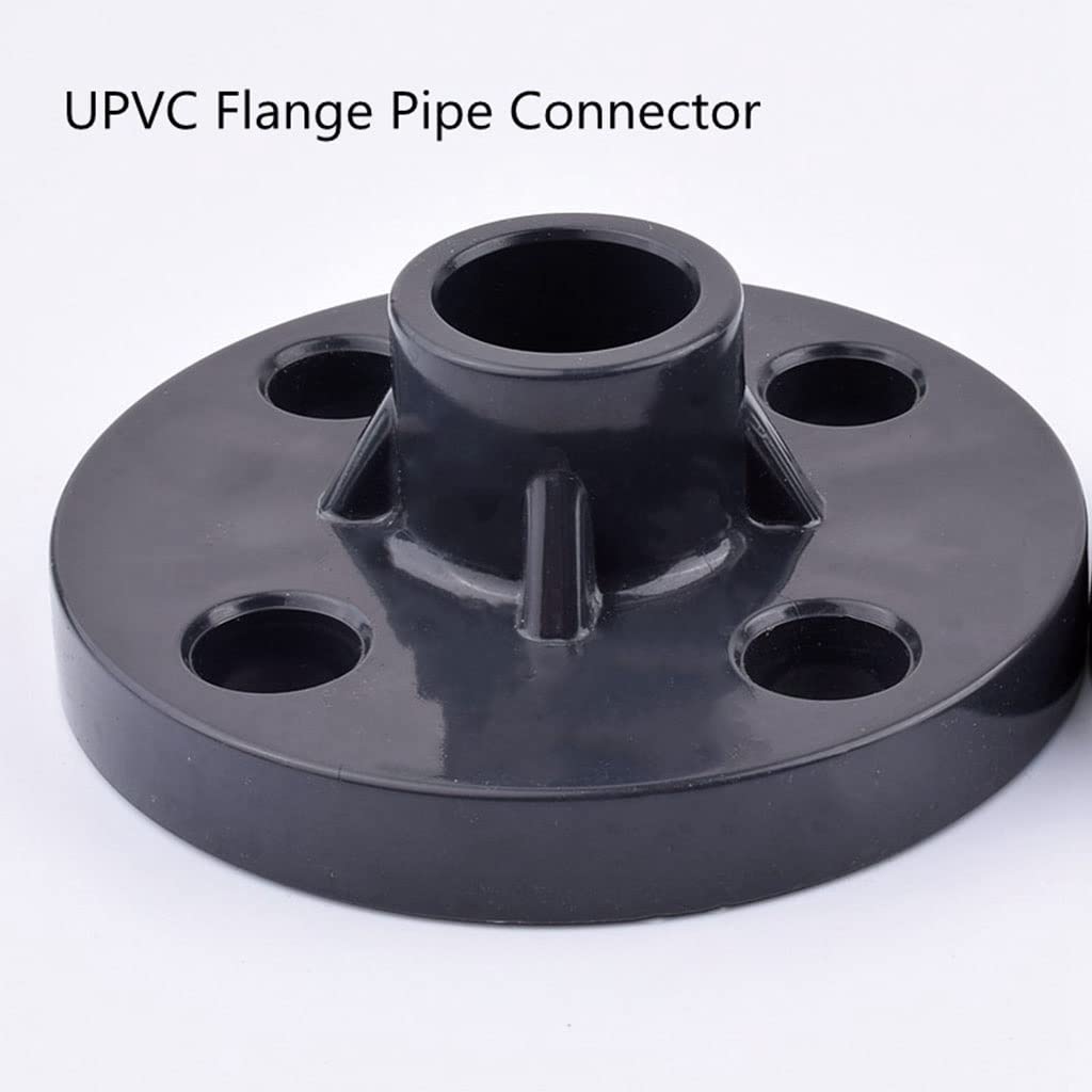 UPVC 20 25 32 40 50 63 Connecteur De Tuyaux De Bride Mm PVC Adaptateur, Accessoires Chimiques (Color : Inner Dia 40mm, Diameter : 1Pc)