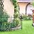 FOREHOGAR Metal Garden Fence 32 in H x 12 ft L, 6 Panels + 7 Stakes Border Dog Fence Panels Animal Barrier, No Dig Garden Fencing for Yard Patio Flower Bed Lawn Outdoor, Arch Black