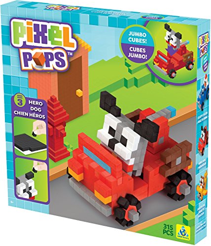 Au Sycomore Orb73824 Pixelpops-Héro Dog Jumbo Playset, Multicolor