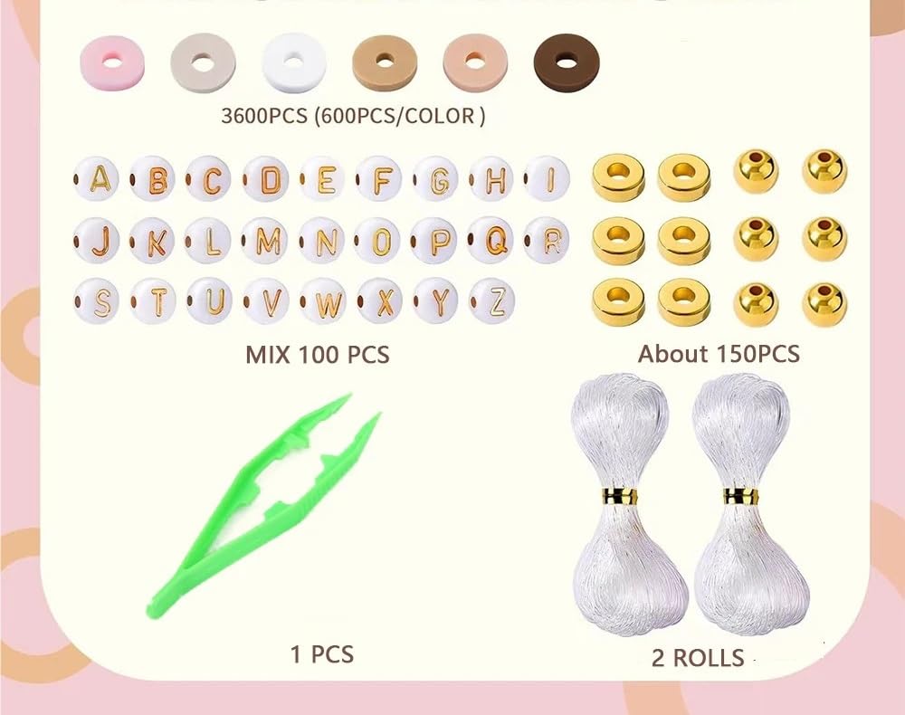 Abalorios Para Hacer Pulseras Kit for hacer pulseras, cuentas de arcilla for, for pulsera(CCBclaybeads set)