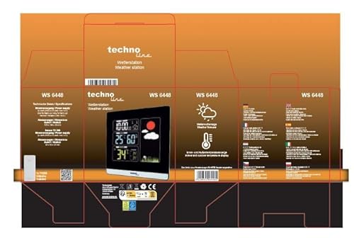 Technoline Ws 6448 Stazione Meteo Per Monitoraggio Ambientale E Previsioni Meteorologiche Avanzate - 5