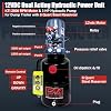 KTI 12Vdc Double Acting Hydraulic Pump for Dump Trailer - Hydraulic Power Unit - Dump Trailer Pump Steel Reservoir with Remote Controller (Double Acting, 6 Quart) DC-45597-06S