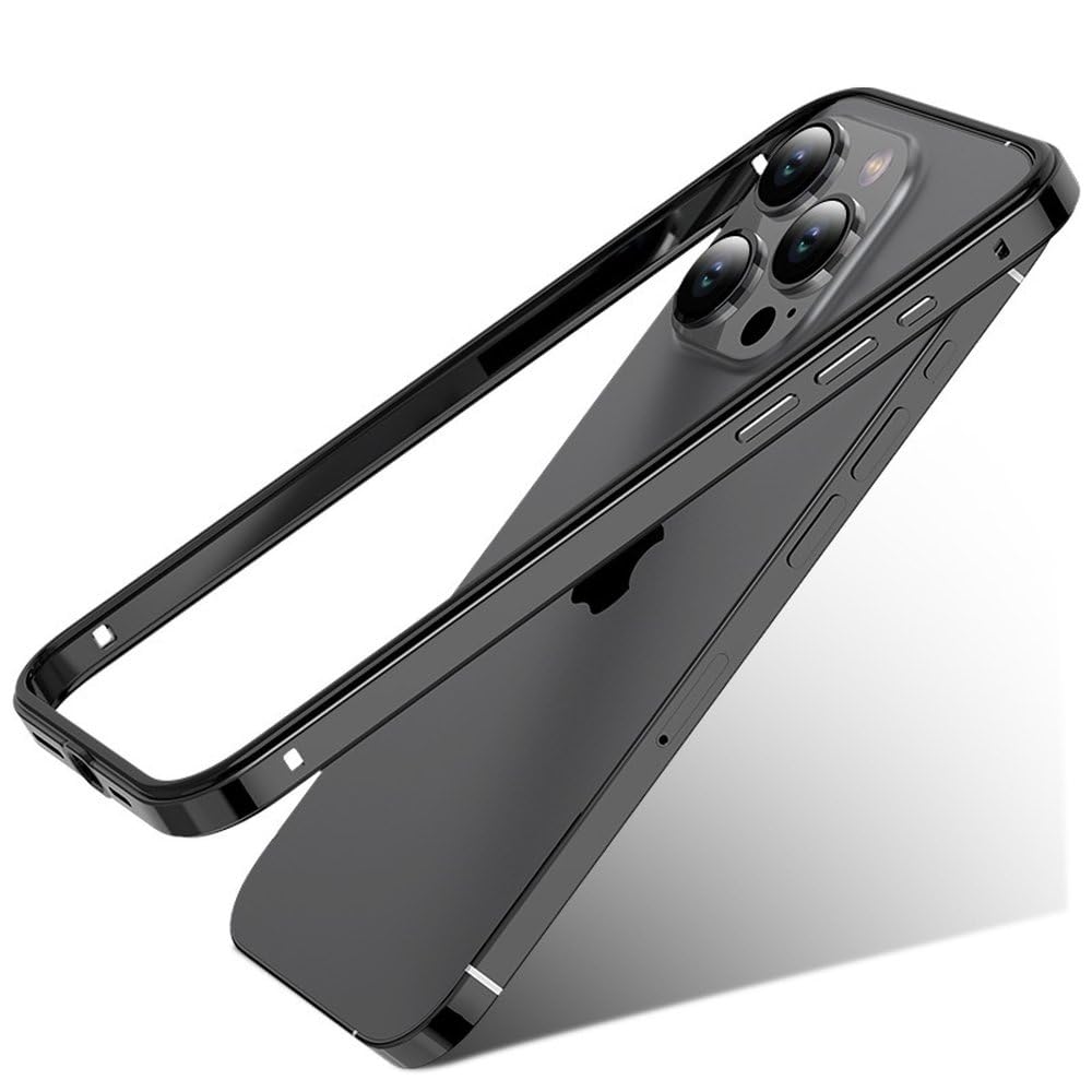 Coque silicone iPhone 16 15 14 Pro Max hybride et aluminium - 8