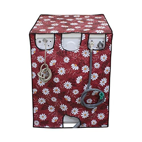 Image of Lithara Waterproof Front Load Washing Machine Cover For 7 Kg, 7.2 Kg, 7.5 Kg, 8 Kg (Design 08)