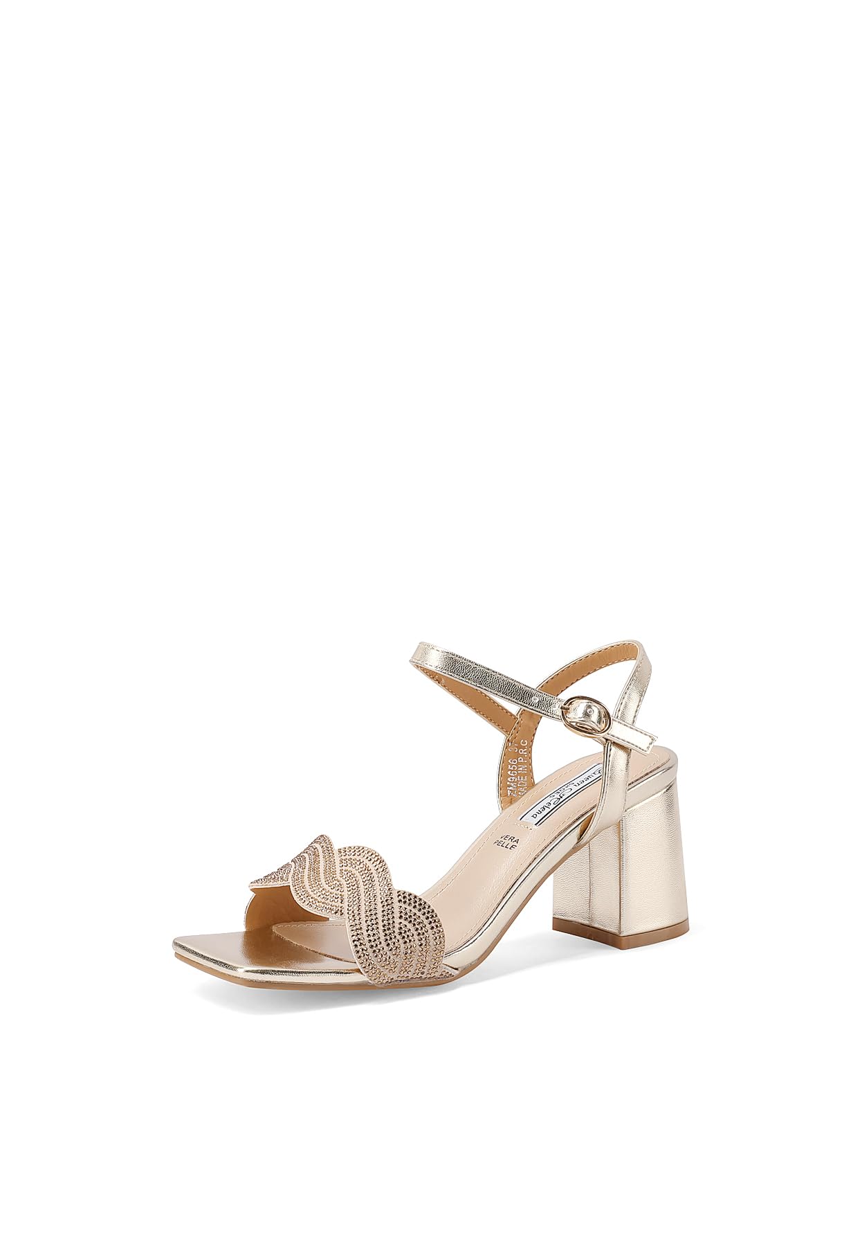 QUEEN HELENA Sandali Eleganti con Strass Scarpe Aperte con Cinturino Donna ZM9656