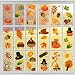 Tifeson Fall Thanksgiving Window Clings - Thanksgiving Decorations Autumn Leaves Window Sticker (74 PCS) - Window Decal Thanksgiving Party Decor