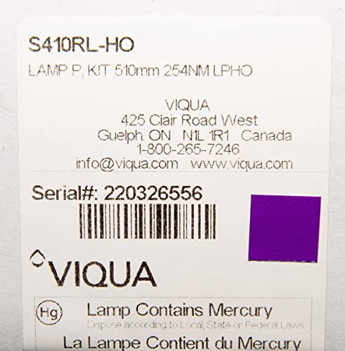 Viqua S410RL-HO Replacement UV Lamp VH410 System