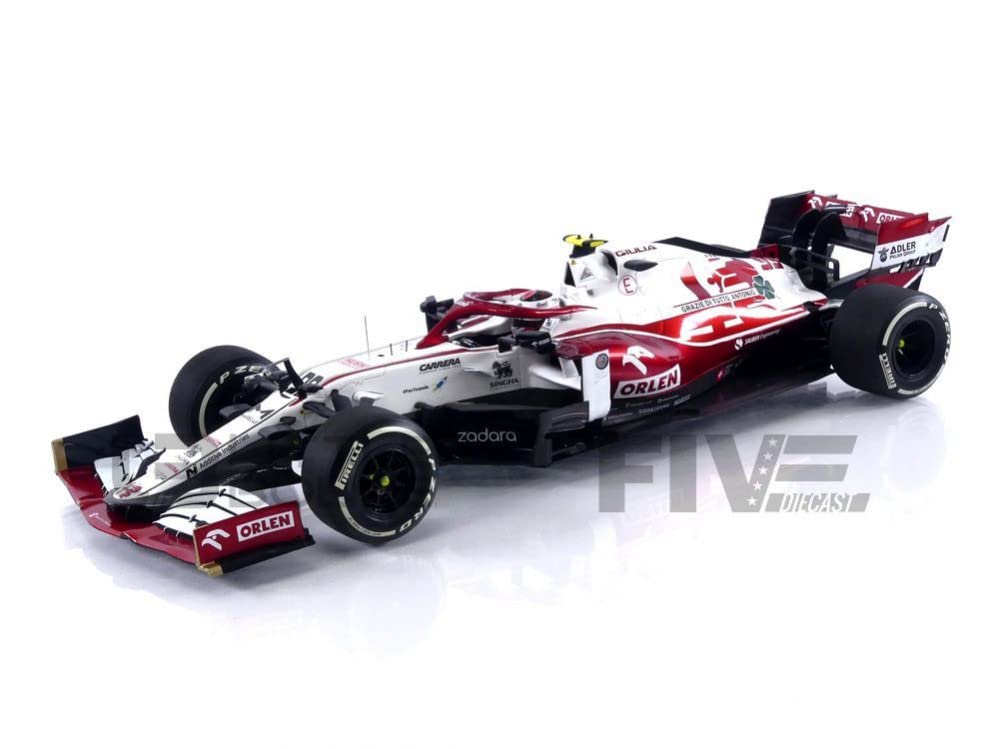 MINICHAMPS- Voiture Miniature de Collection, 117212399, Red/White