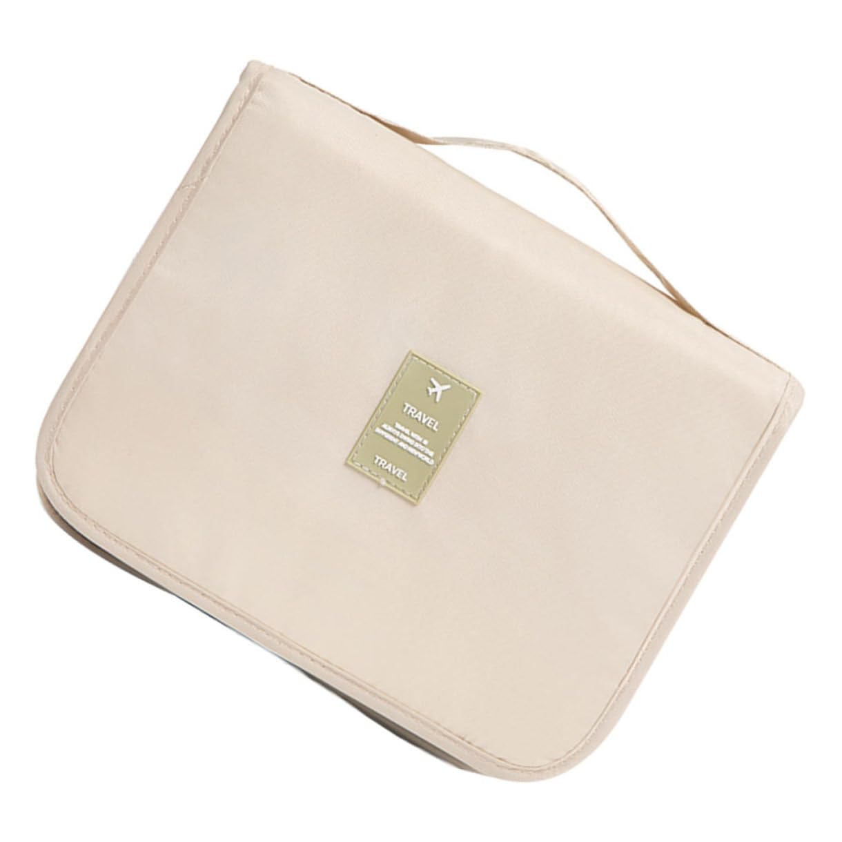DOITOOL 3piezas Neceser De Colgante Multifuncional para Cosméticos Bolsa De Maquillaje Beige