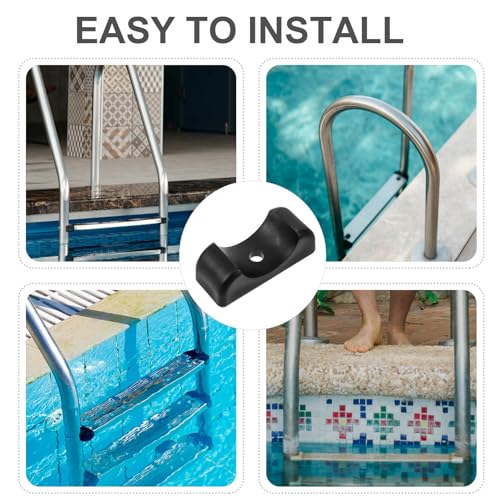 Peso reemplazo escalera piscina plástico antideslizante miniatura 6