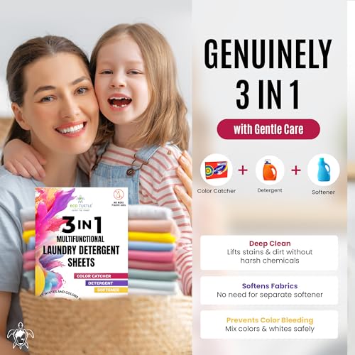 Image of Color Catcher Fabric Softener Laundry Detergent Sheets 25 Loads