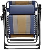 amazonbasics gepolsterter liegestuhl geklappt