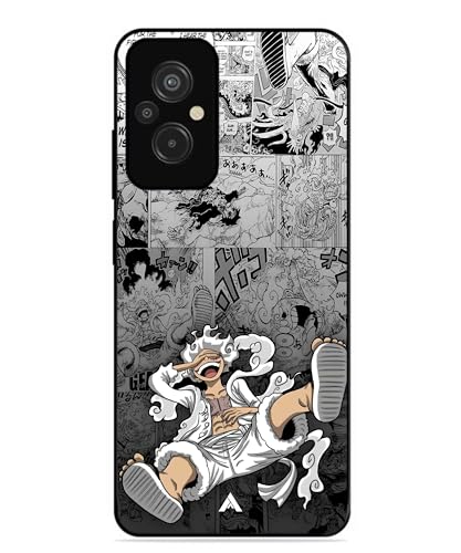 Image of Premium Anime 2 Case for Xiaomi Redmi 11 Prime 4G (Glossy Finish) Soft-Touch Metal TPU Back Cover, Shockproof, Designer, Aesthetic Mobile Phone Case