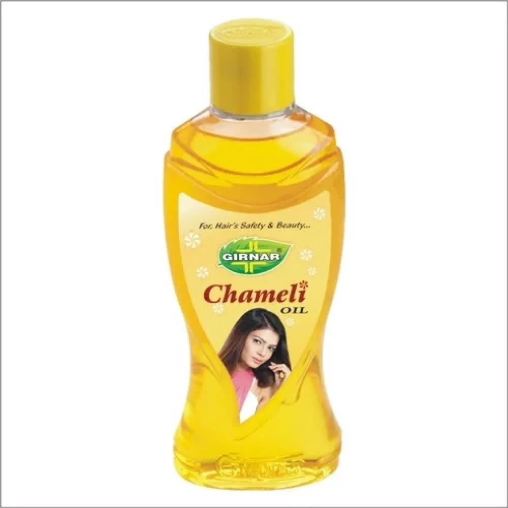Girnar Chameli Oil with Natural Extracts Hair Growth Organic Jasmine Hair Oil 200ml-image-9