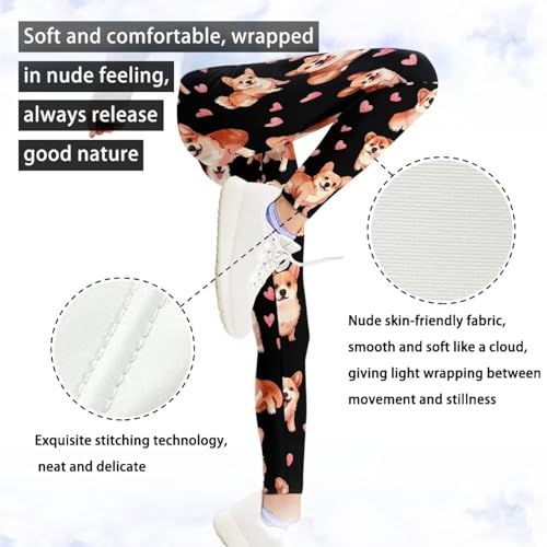 Leggings pour filles extensibles COEQINE de 4 à 13 ans - 6
