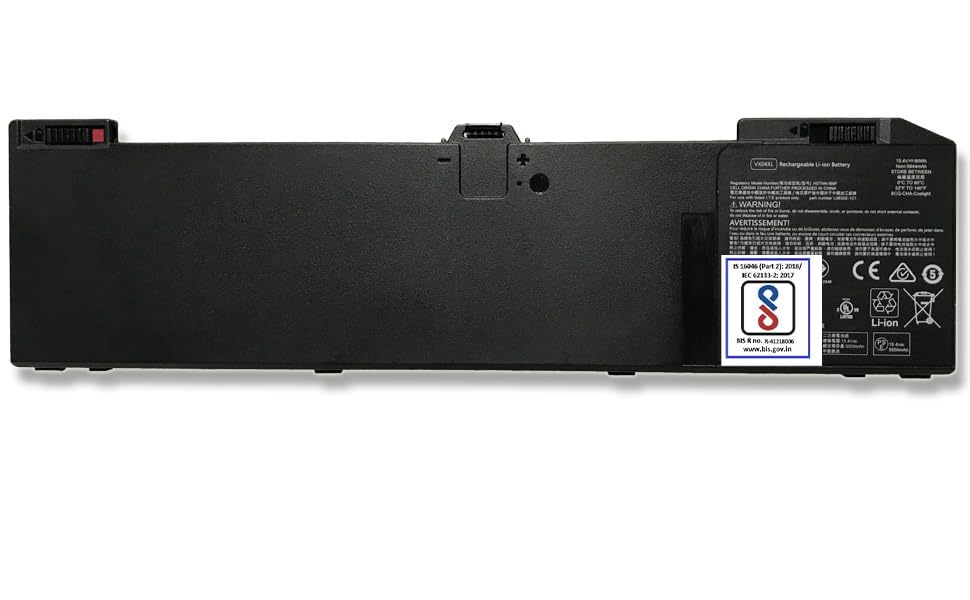Image of WISTAR VX04XL Laptop Battery Compatible for HP Zbook 15 G5 G6 2YW99AV 2YX00AV 2ZC40EA 2ZC41EA 3AX02AV 3AX04AV 4QH14EA 5KY99AV Serie HSTNN-IB8F 4ME79AA HSN-Q13C L05766-855 L06302-1C1