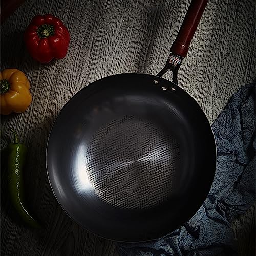Wok de acero al carbono con tapa y superficie antiadherente miniatura 4