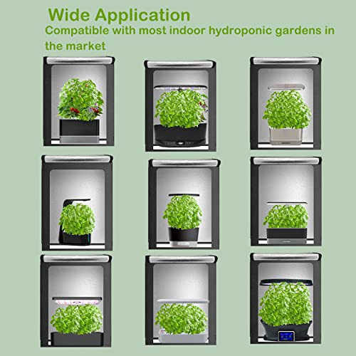 Reetsing Small Grow Tent for Aerogarden,Hydroponics Growing System Indoor Grow Tent,18.9"x13.7"x20.8"High Reflective Mylar for Hydroponics Indoor Plant - Image 6