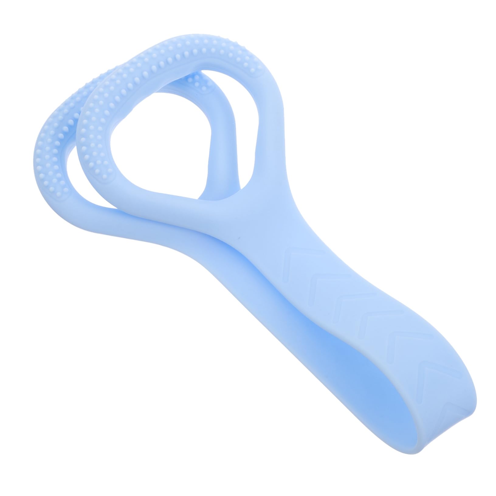 TOYANDONA Banda elastica di tensione fasce di resistenza con maniglie Allungamento resistenza delle bande di esercizio banda elastica di resistenza fitness Gel di silice Sky-Blue