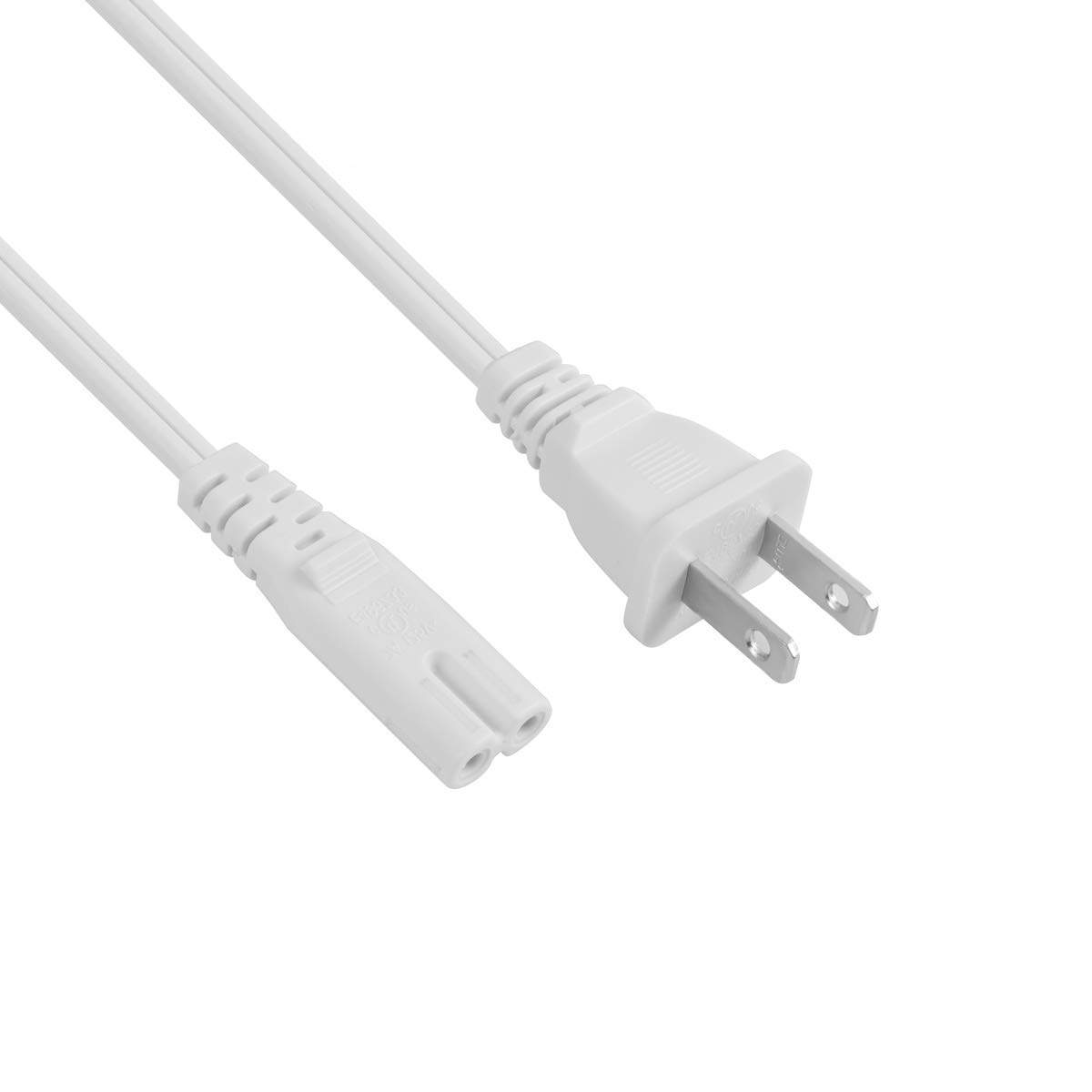 Amazon.com: VSEER 2-Pack UL Listed SPT2 18AWG 2 Prong Figure-8 Non