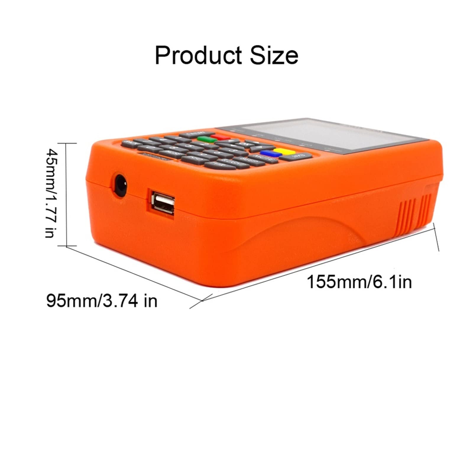 V9 Finder HD Satellite Finder DVB S2 Digital H.265 Full 1080P Batería incorporada de 3000mAh FTA 3.5 "LCD Sat Finder(Other)
