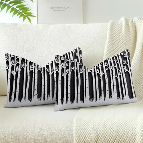 Housse de coussin velours double face blanc 50x90cm premium